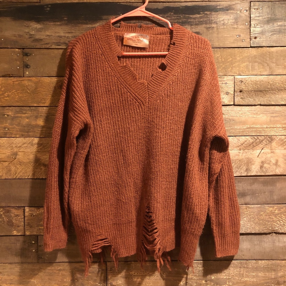 Scrap-Work Boutique Knit Sweater